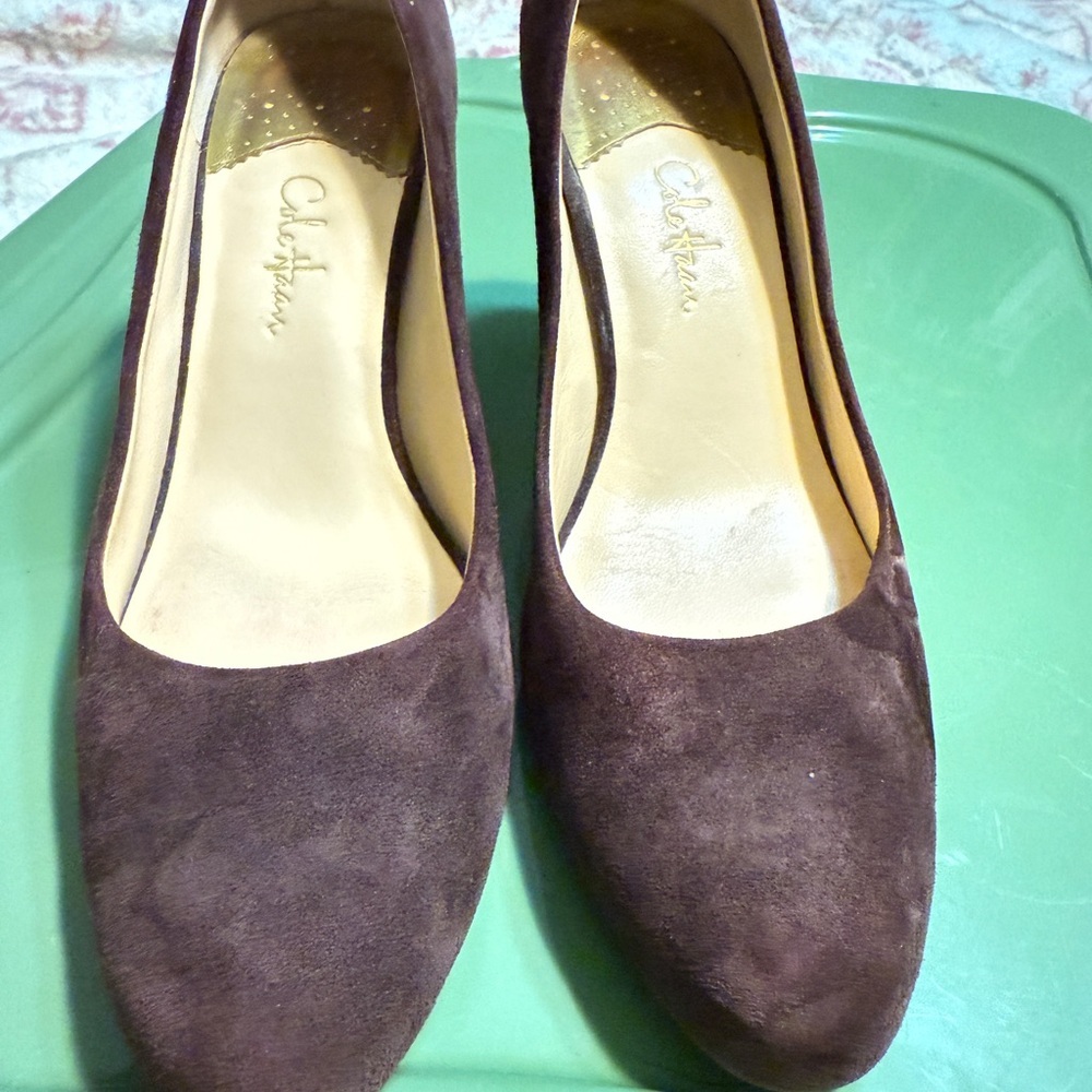 Cole Haan Brown Suede Women's Shoes